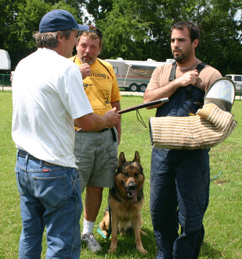 Mark Przybylski and Danny doing a Helper Seminar